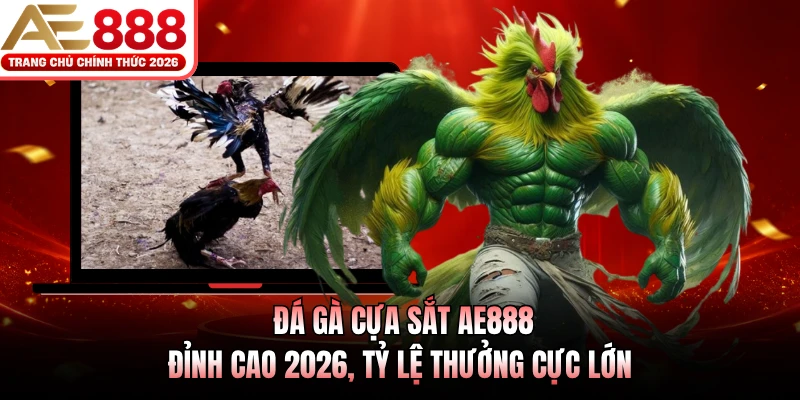 Đá Gà Cựa Sắt AE888 Đỉnh Cao 2026, Tỷ Lệ Thưởng Cực Lớn 1 da ga cua sat ae888 dinh cao 2026 ty le thuong cuc lon